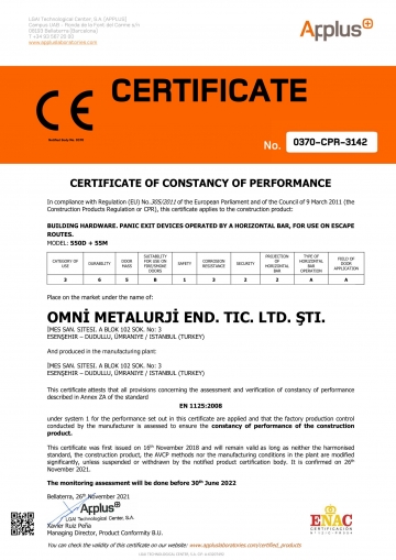  Certificate 1